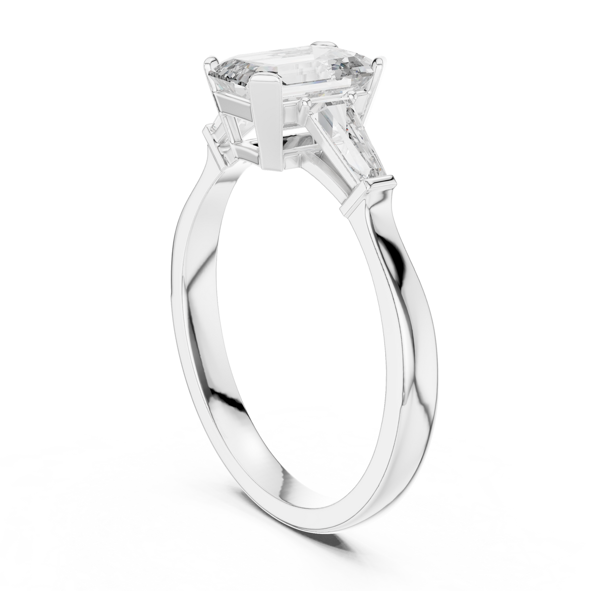 Handcrafted Lab Diamond Ring Sunlight Sparkle View