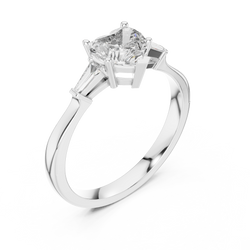 Heart Diamond Ring Luxury Gift Box
