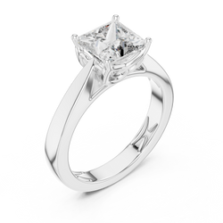Lab Grown Diamond Ring Sunlight Sparkle View