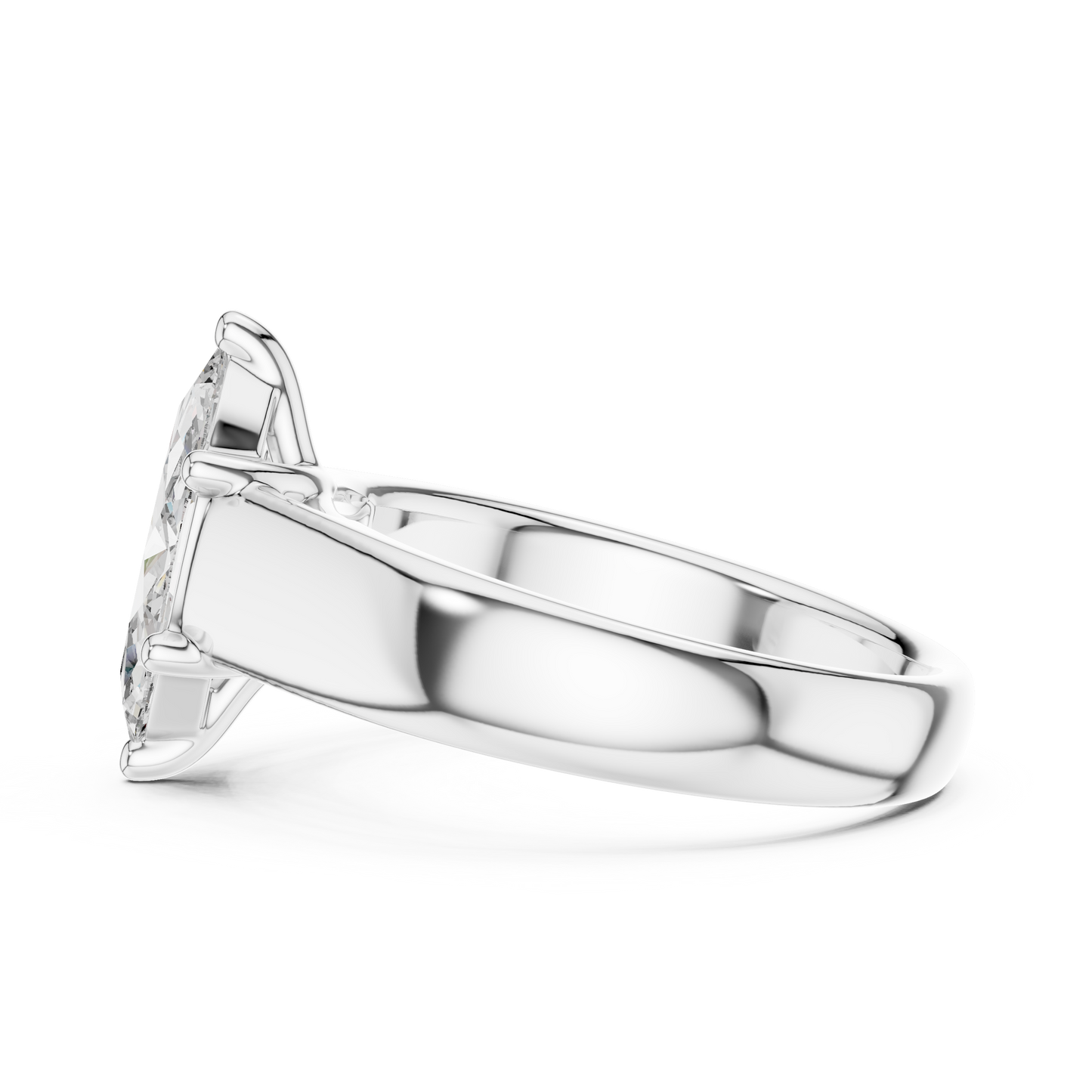 Luxury Gift Box Presentation Of Marquise Lab Grown Diamond Engagement Ring High End Anniversary Gift For Her From Trusted Shop