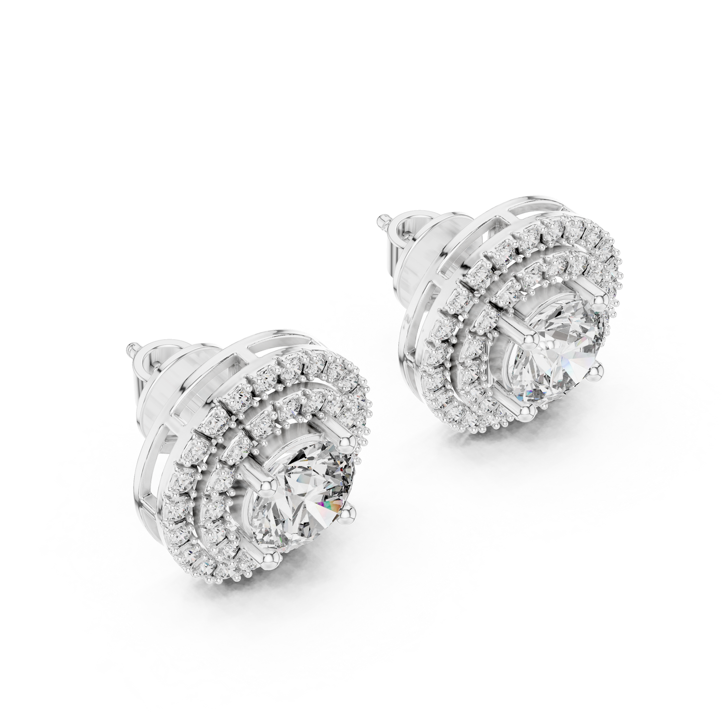 Luxury Gift Box Presentation of Gold Studs
