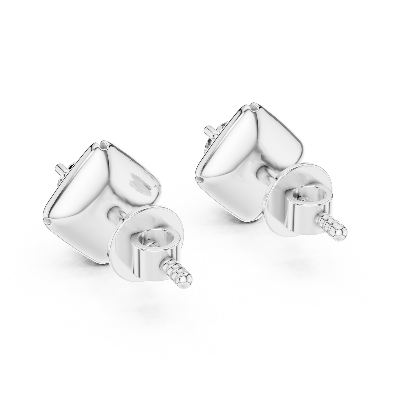 Luxury Gift Box With Gold Diamond Earrings