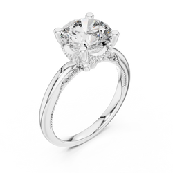 Luxury HB Prestige Jewels gift box containing a 14K Gold Diamond Engagement Ring

