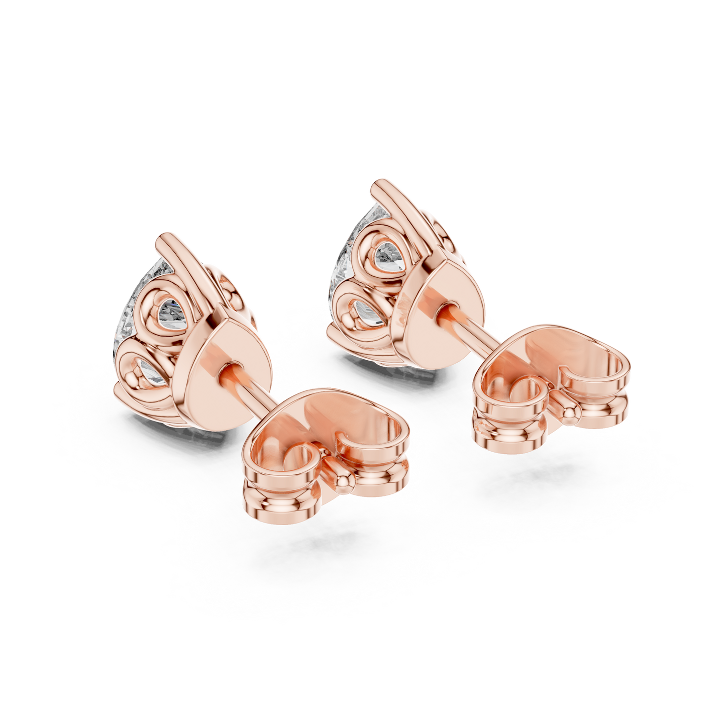 Luxury Lab Grown Diamond Earrings Pair