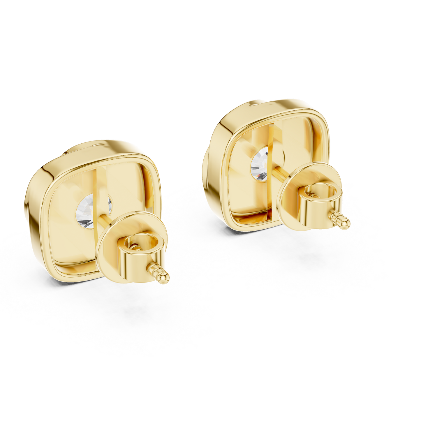 Minimalist Gold Jewelry Collection Diamond Studs