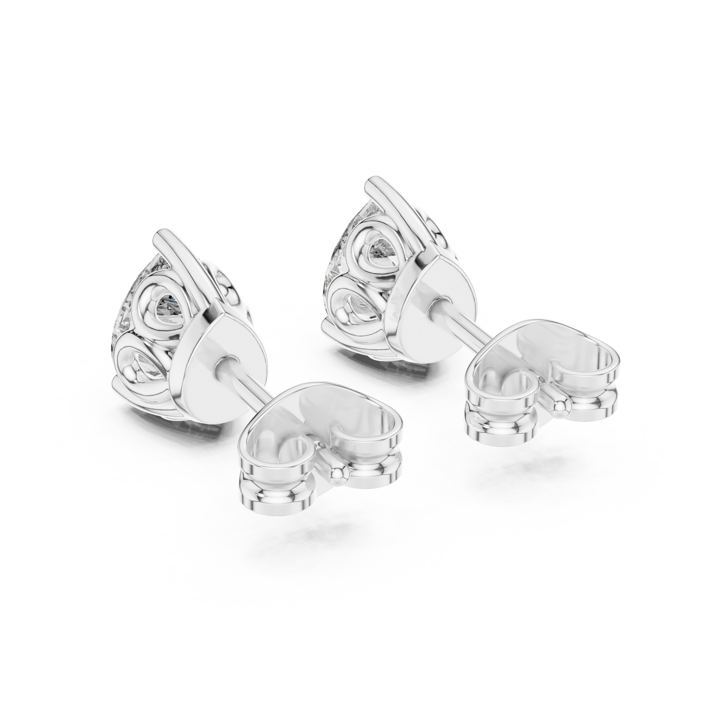 Pear Shape Diamond Earrings For Women