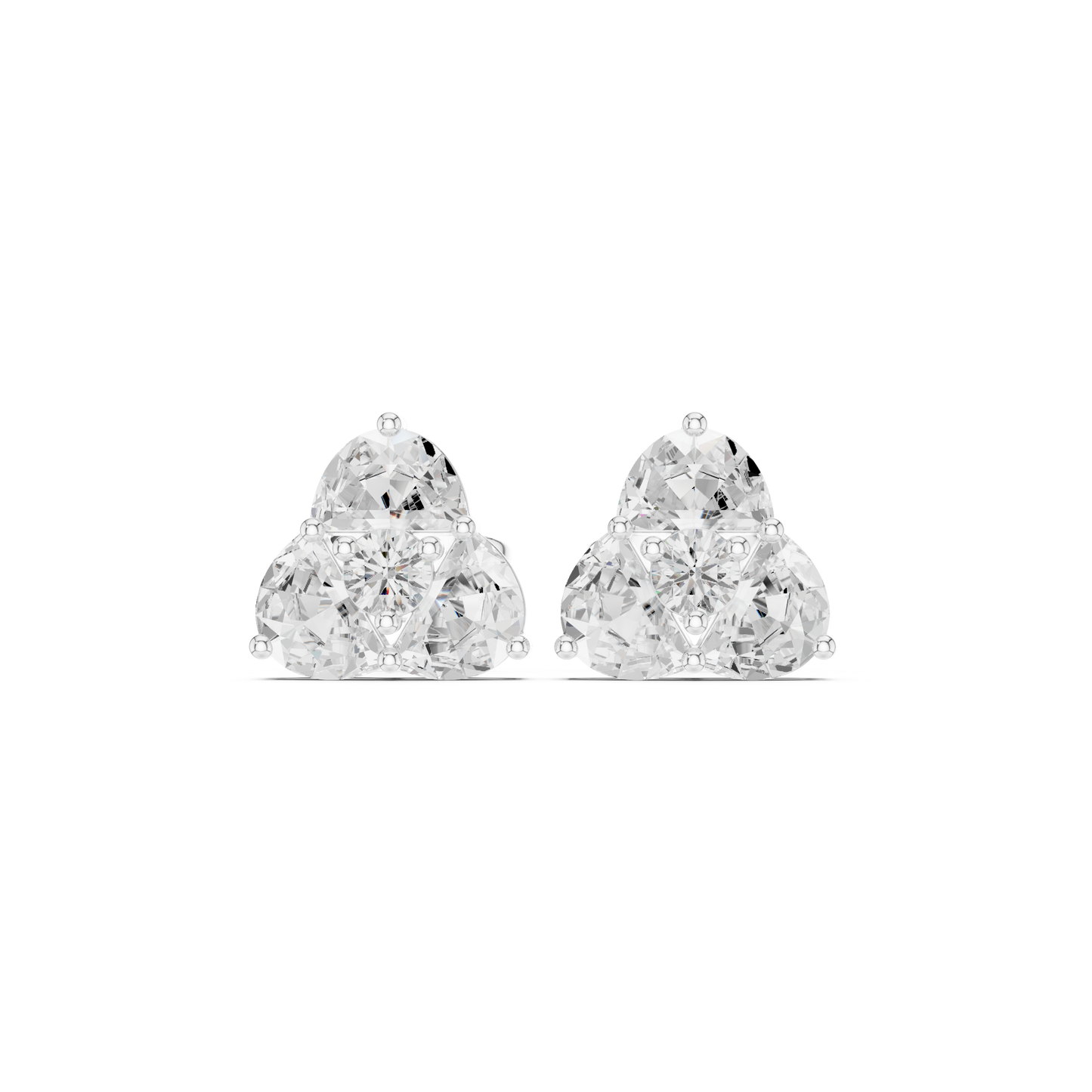 Premium 925 Silver Moissanite Studs Geometric Half Moon Design For Special Days 925 Silver Moissanite Earrings | Half Moon Cut Stud Earrings | Bridesmaid Gift for Her | Minimalist Silver Jewelry | Unique Geometric Studs Master Artisan Handcrafted Polishing Workshop Craftsmanship View Gift For Her Anniversary Gift HB Prestige Jewels