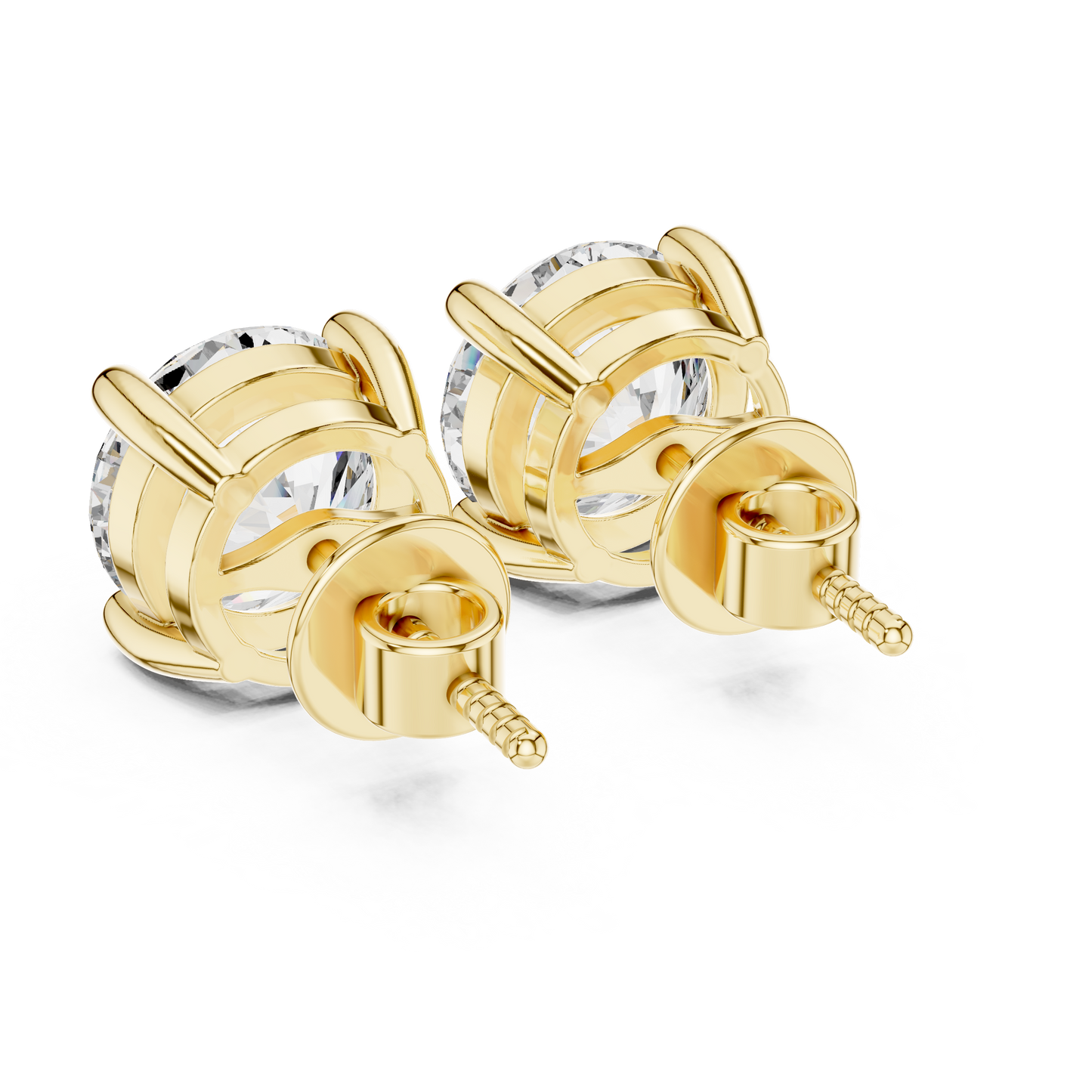 Premium Lab Grown Diamond Studs Scale