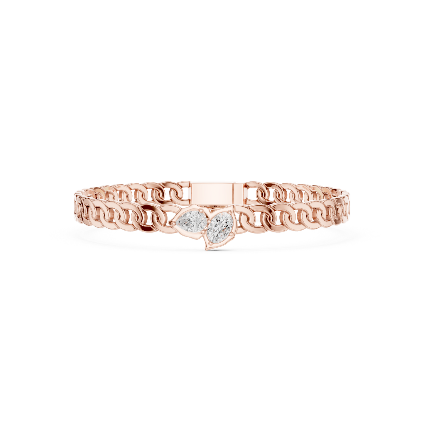 Dynasty Cuban Chain Bracelet | Elite Diamond Crafted Finish | Yellow Gold Plated Luxury Command Style