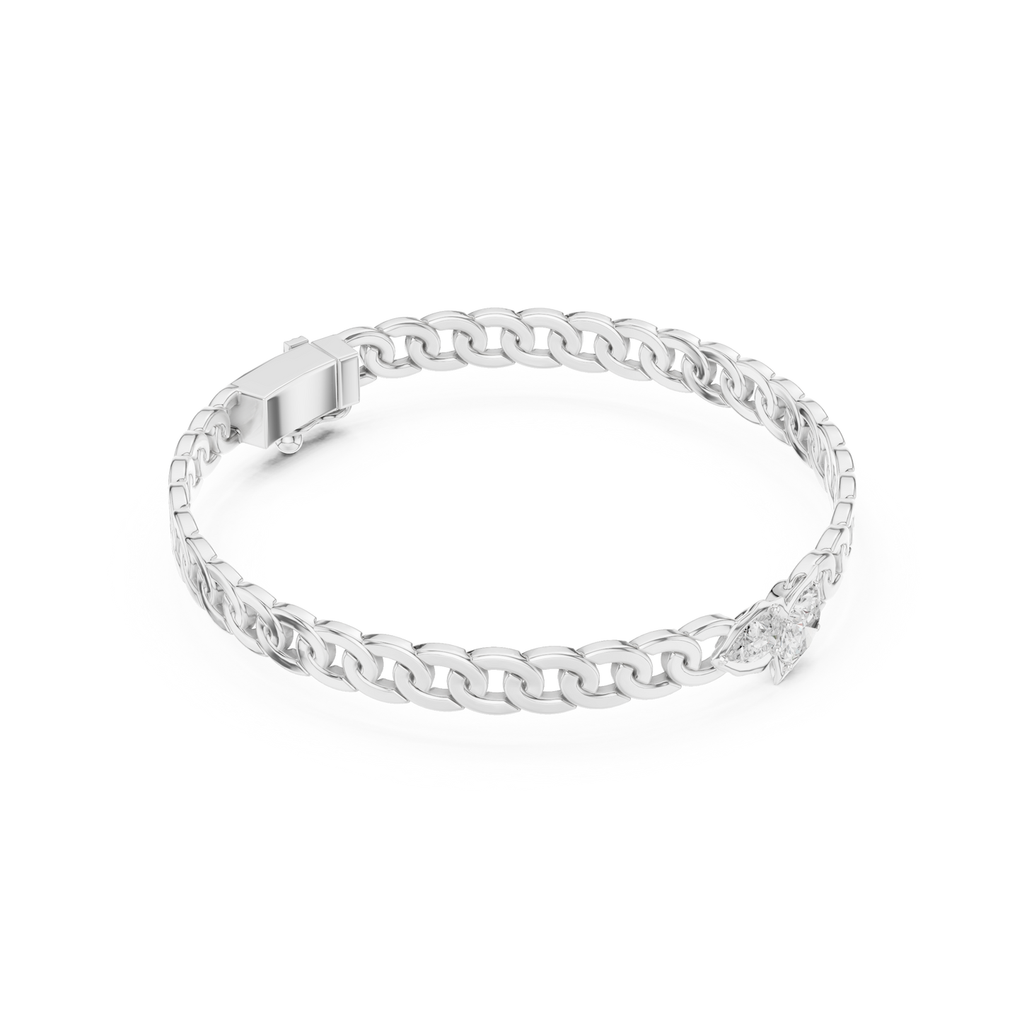 Dynasty Cuban Chain Bracelet | Elite Diamond Crafted Finish | Yellow Gold Plated Luxury Command Style