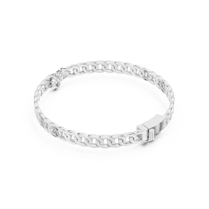 Dynasty Cuban Chain Bracelet | Elite Diamond Crafted Finish | Yellow Gold Plated Luxury Command Style