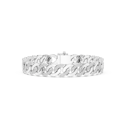 Exclusive Cuban Chain Bracelet Iced Diamond Link Jewelry Luxury Power Fashion Statement