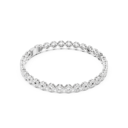 Street Style Diamond Halo Tennis Bracelet Luxury Iced Power Wristwear - High End Diamond Tennis Link Bracelet Men’s Iced Luxury Statement