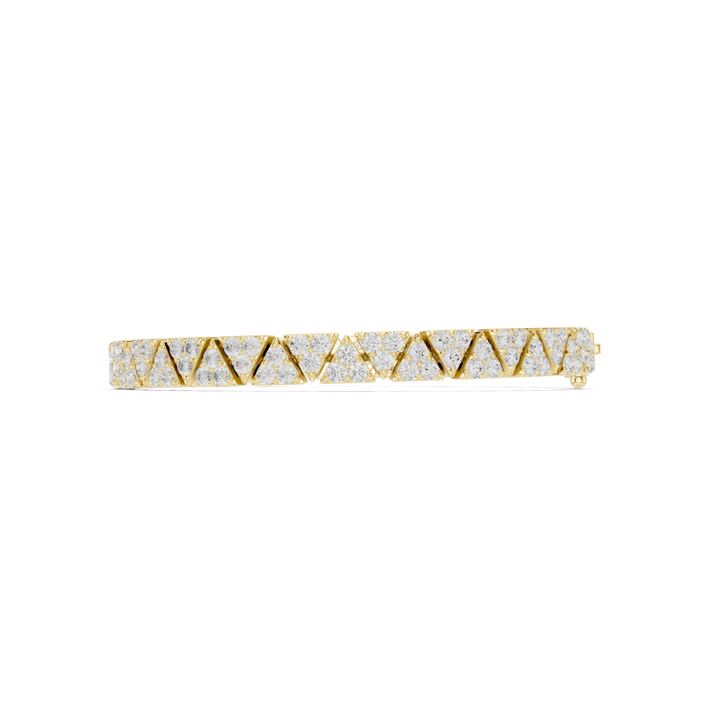 Extreme Luxury Diamond Bracelet | Bold Geometric Links | Premium Jewelry Made For Dominance