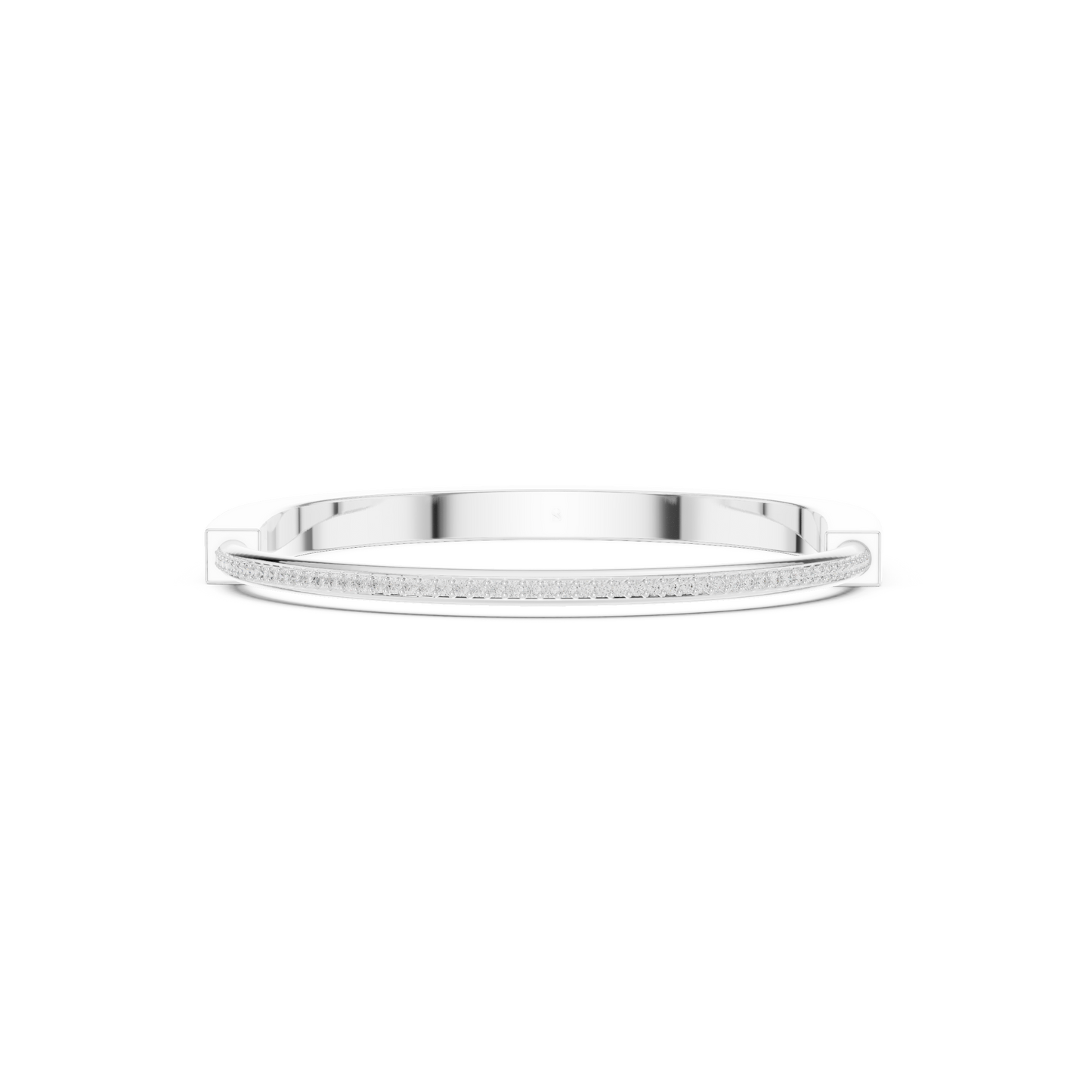 Geometric Diamond Cuff Bracelet | Rose Gold Plated Modern Design | Luxury Fine Jewelry Everyday Wear