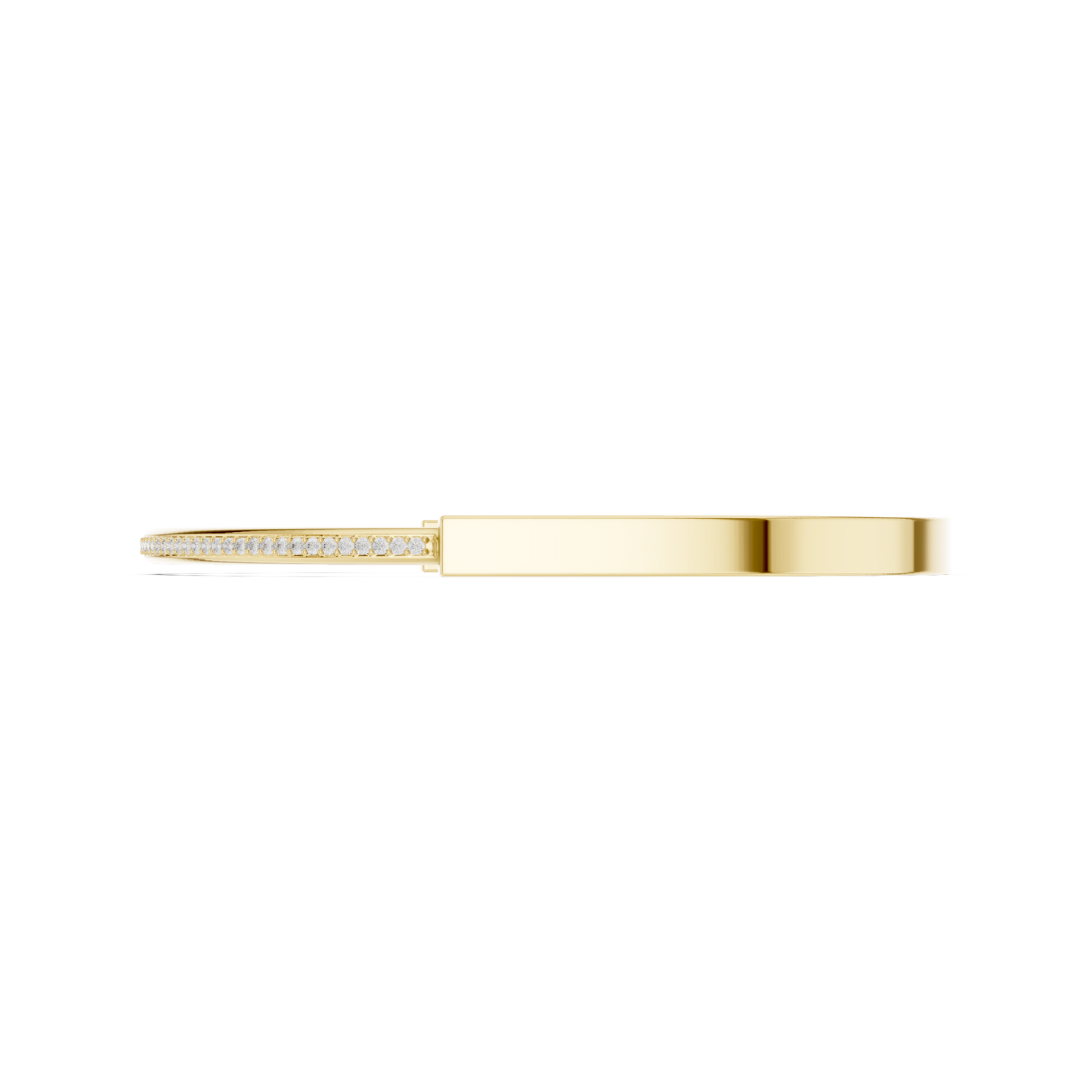 Geometric Diamond Cuff Bracelet | Rose Gold Plated Modern Design | Luxury Fine Jewelry Everyday Wear