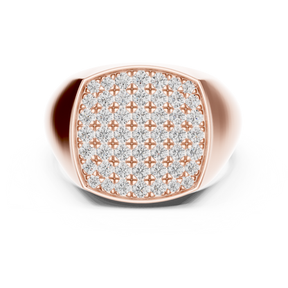 Premium Hip Hop Ring Men’s Iced Statement Luxury 925 Silver Gold Collection