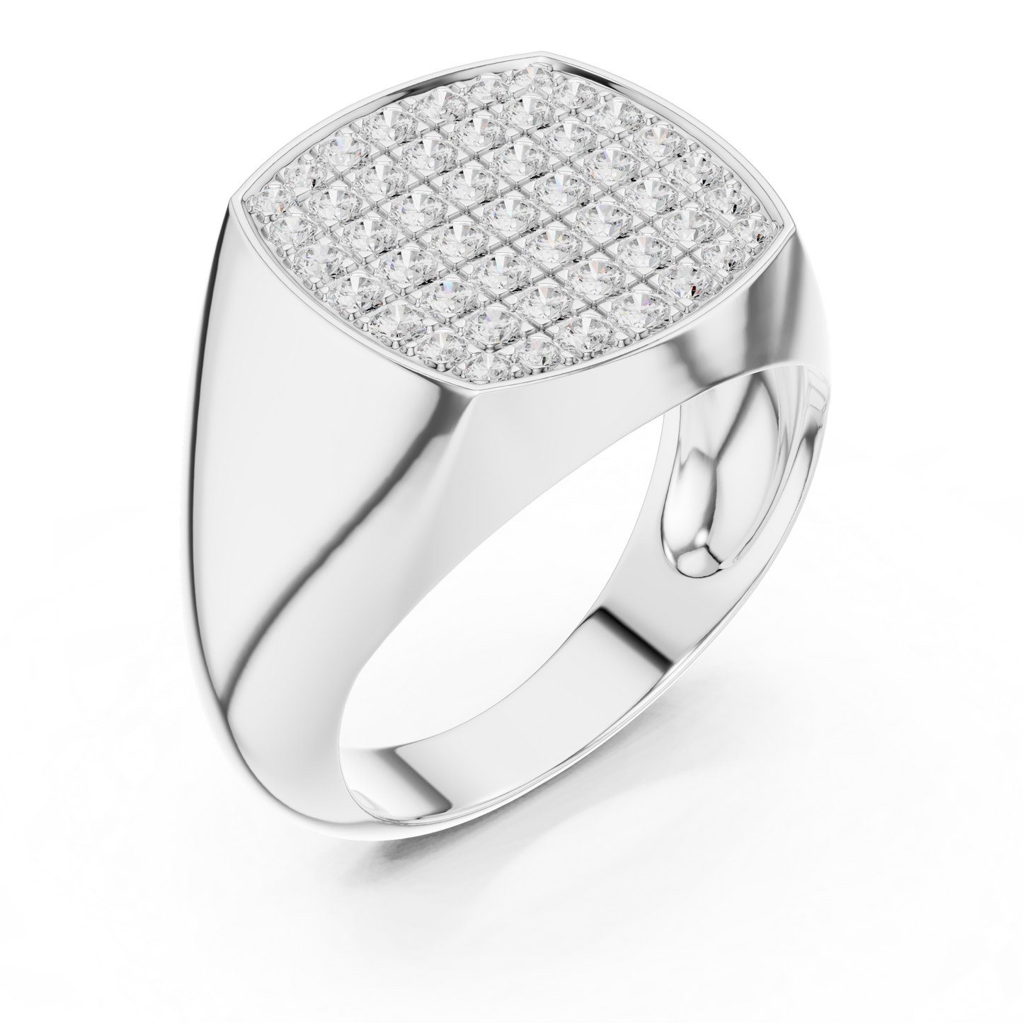 Premium Hip Hop Ring Men’s Iced Statement Luxury 925 Silver Gold Collection