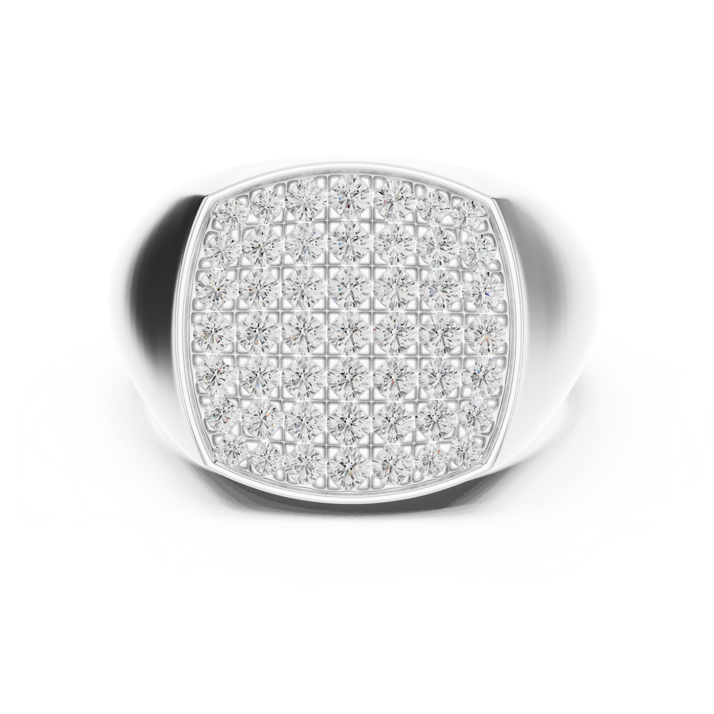 Premium Hip Hop Ring Men’s Iced Statement Luxury 925 Silver Gold Collection