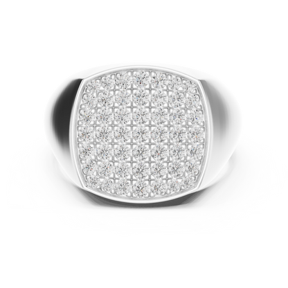 Premium Hip Hop Ring Men’s Iced Statement Luxury 925 Silver Gold Collection