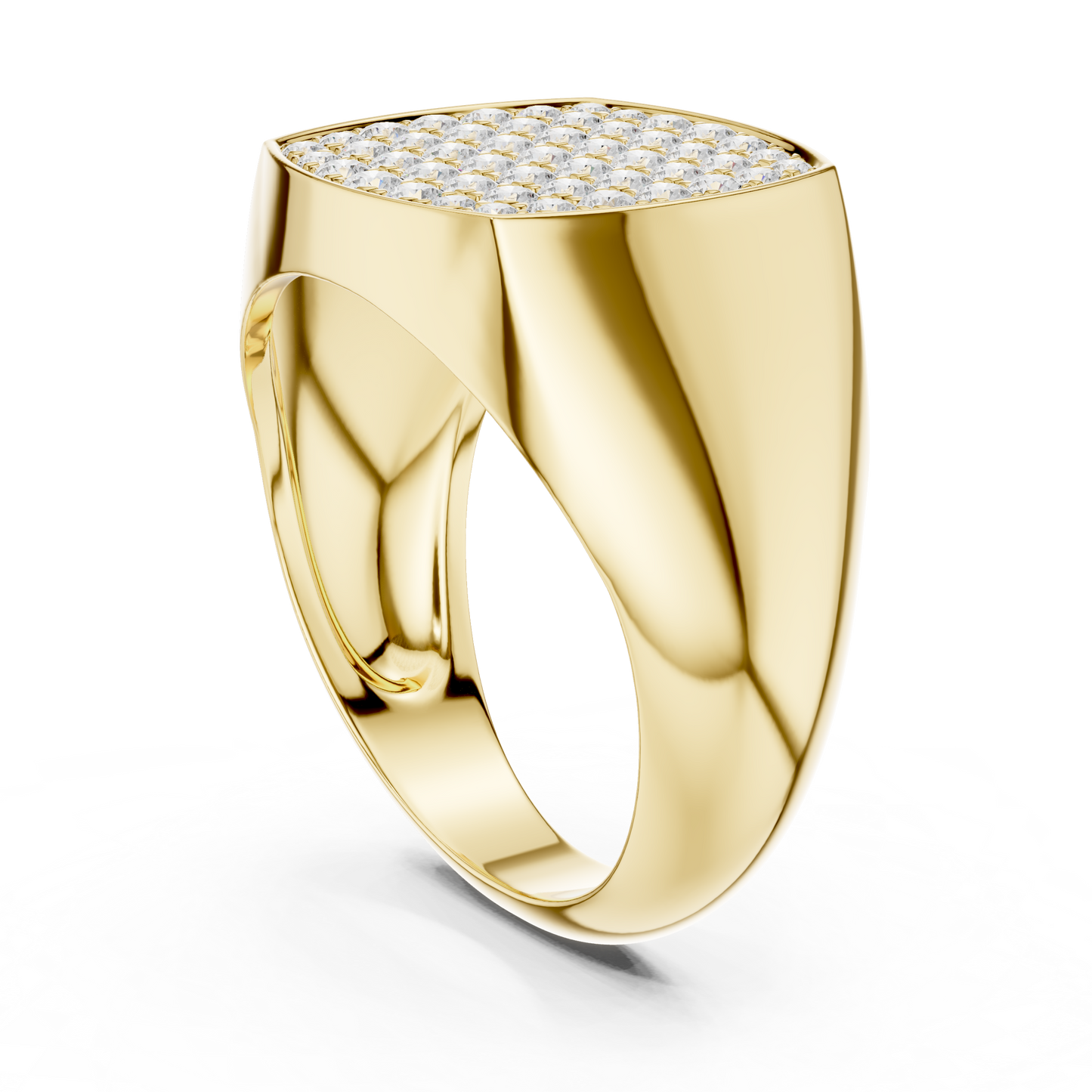 Premium Hip Hop Ring Men’s Iced Statement Luxury 925 Silver Gold Collection