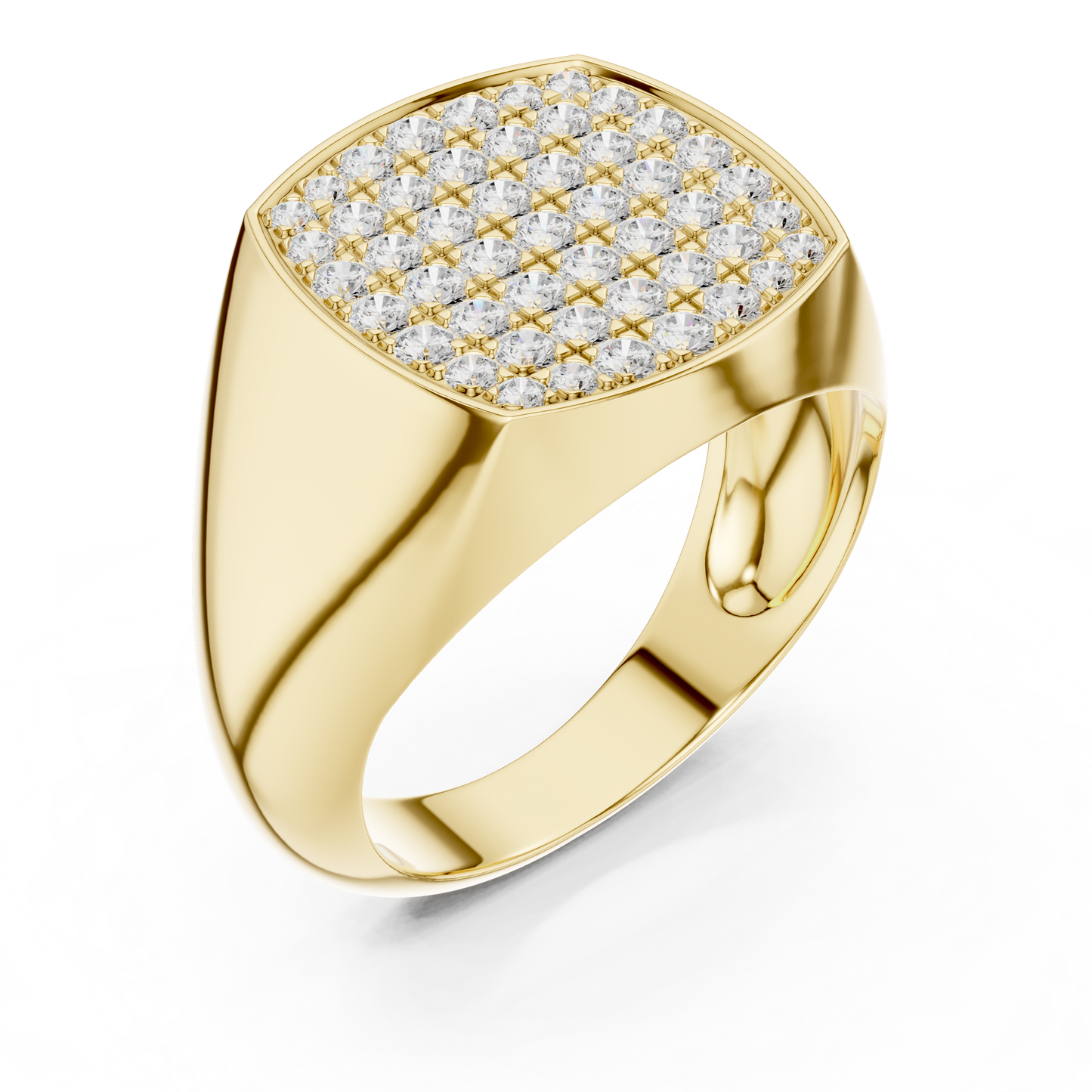 Premium Hip Hop Ring Men’s Iced Statement Luxury 925 Silver Gold Collection