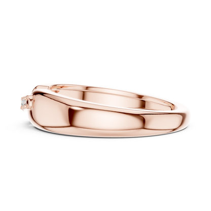 Mastercut Diamond Statement Ring | Precision Forged Finish | Rose White Yellow Gold Creation