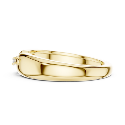 Mastercut Diamond Statement Ring | Precision Forged Finish | Rose White Yellow Gold Creation