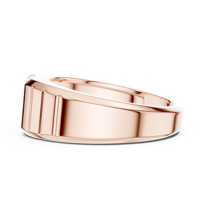 Obsidian Cut Diamond - Architectural Statement Ring - Built For Fearless Icons