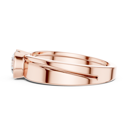 Eternal Power Diamond Ring - Royal Legacy Solitaire Band - Timeless Crown of Love