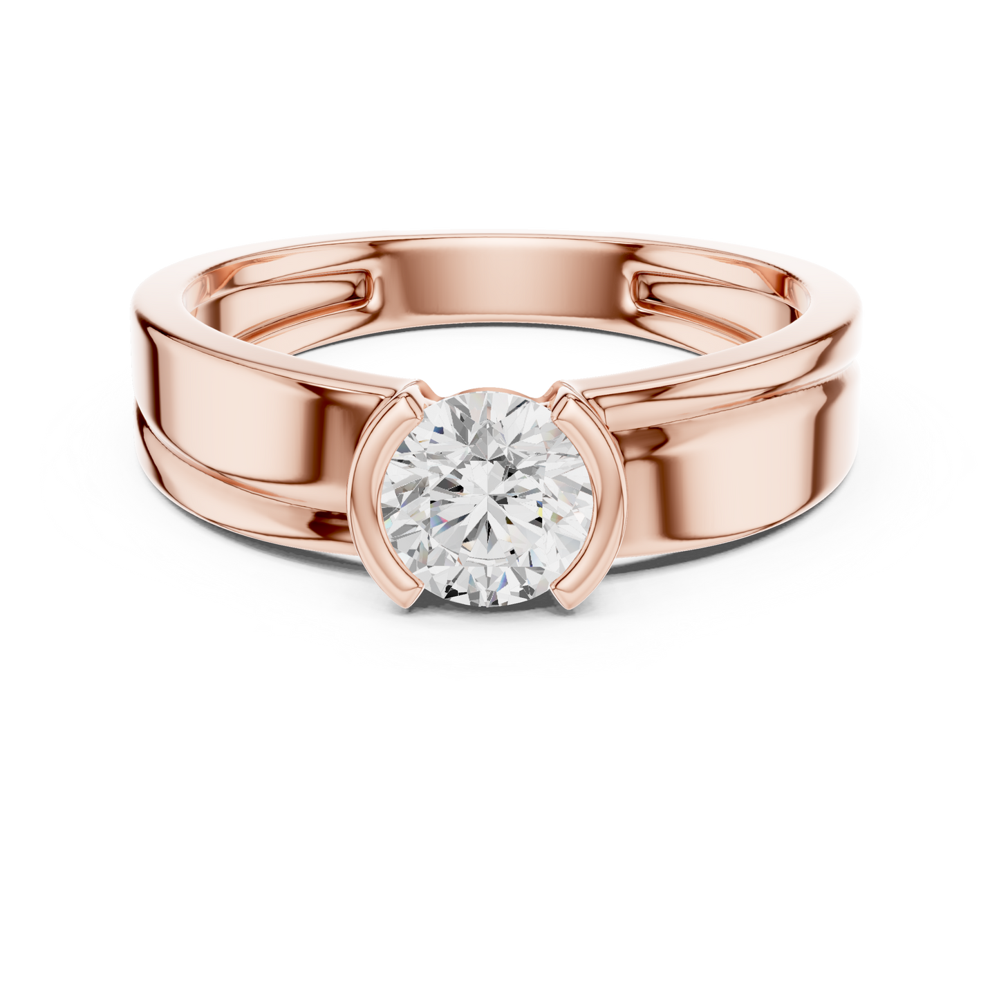 Eternal Power Diamond Ring - Royal Legacy Solitaire Band - Timeless Crown of Love
