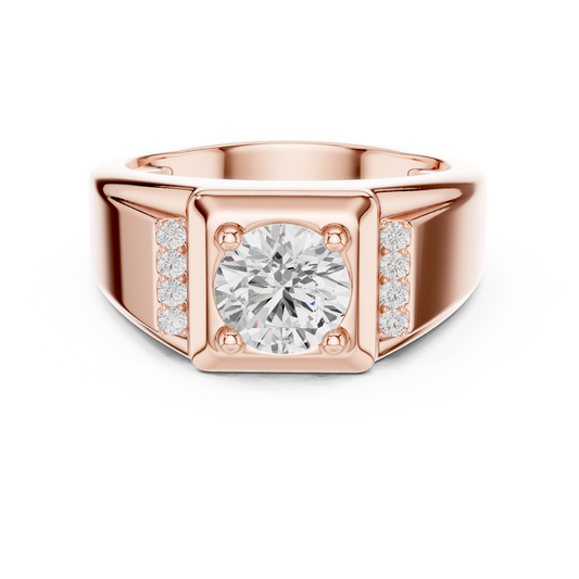 Precision Forged Brilliance - Power Cut in Gold - Modern Heirloom 1Edge - Engineered Diamond Authority