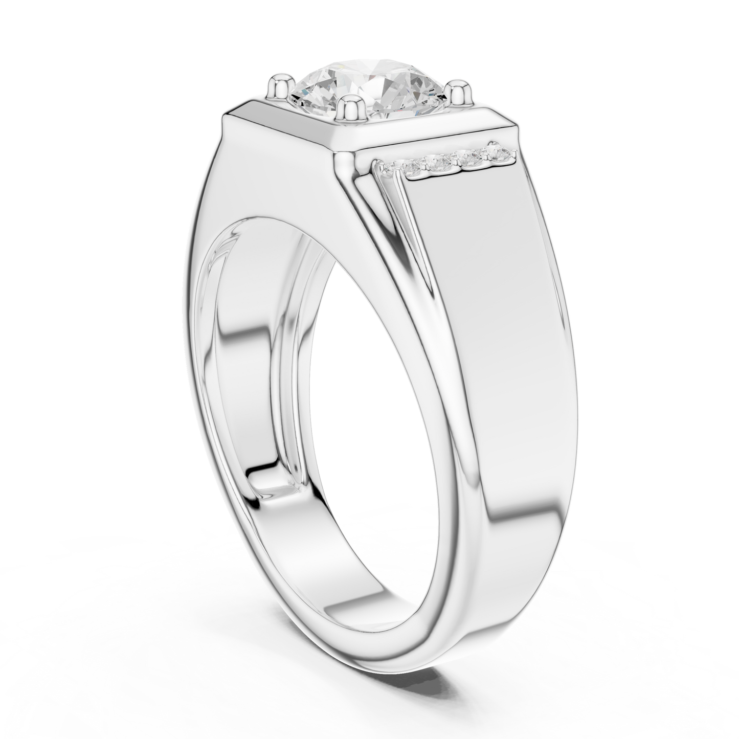 Precision Forged Brilliance - Power Cut in Silver- Modern Heirloom 1Edge - Engineered Diamond Authority