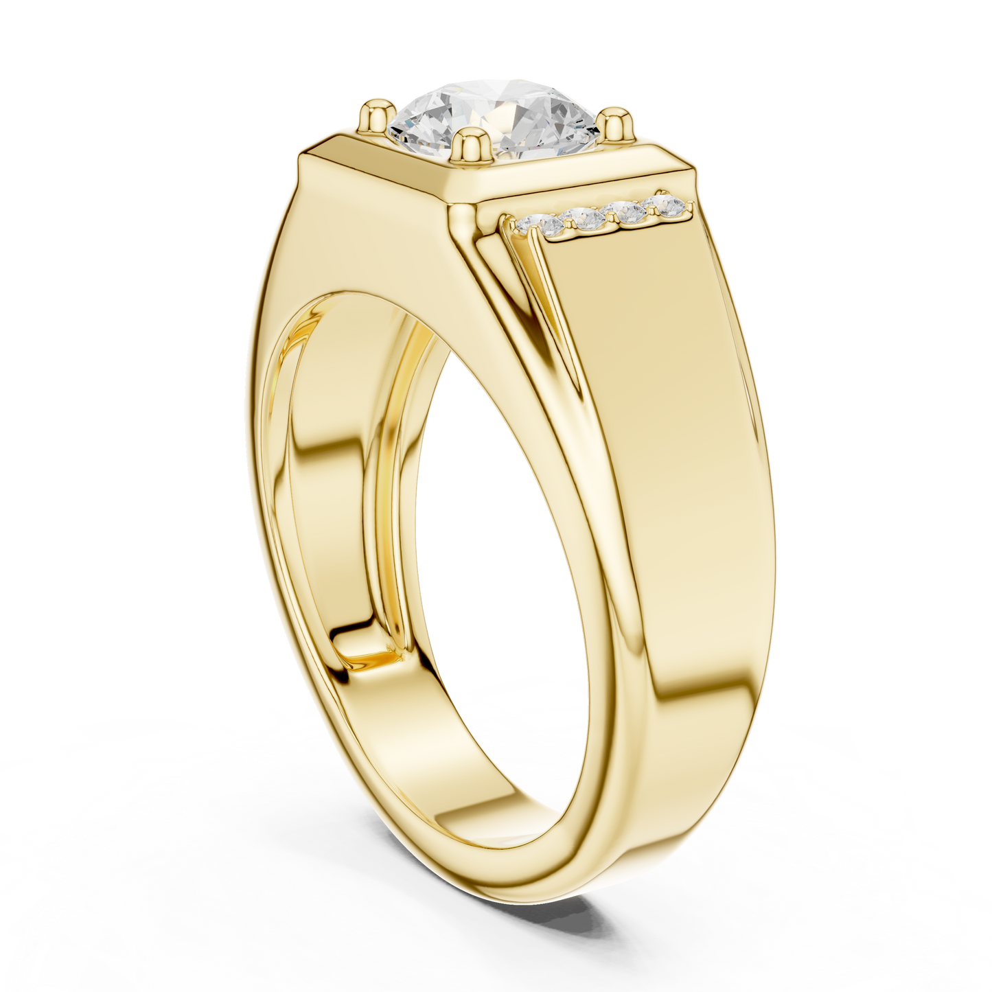 Precision Forged Brilliance - Power Cut in Silver- Modern Heirloom 1Edge - Engineered Diamond Authority