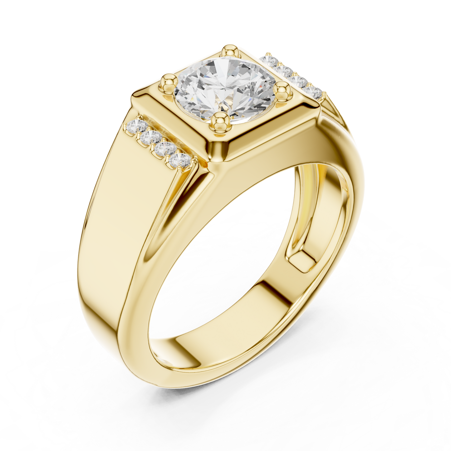 Precision Forged Brilliance - Power Cut in Silver- Modern Heirloom 1Edge - Engineered Diamond Authority