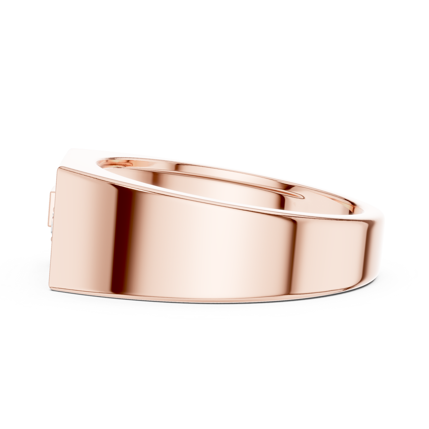 Premium men’s diamond signet ring combo in white, yellow & rose gold. Bold luxury design, perfect for gifting, weddings & elite style.