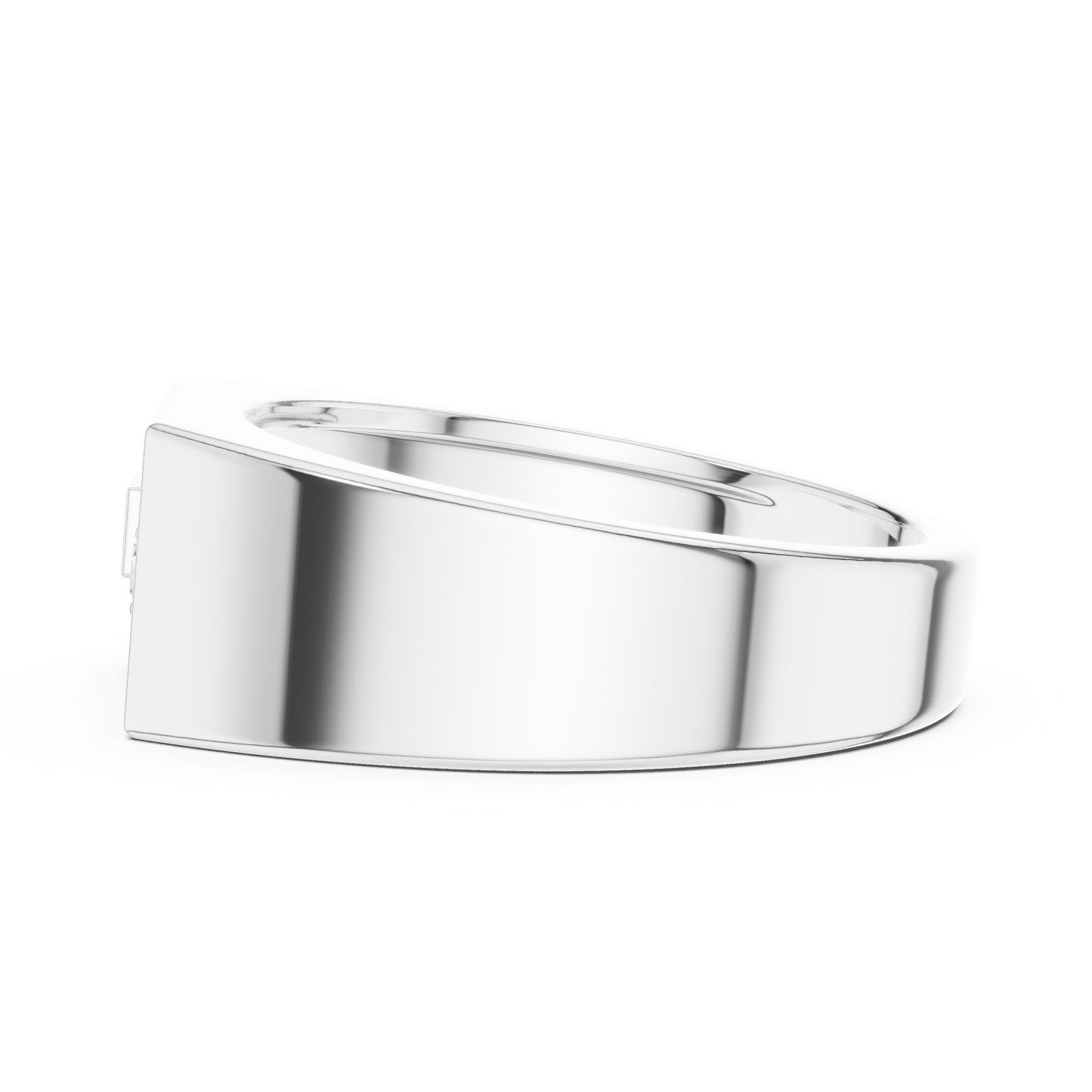 Premium men’s diamond signet ring combo in white, yellow & rose gold. Bold luxury design, perfect for gifting, weddings & elite style.