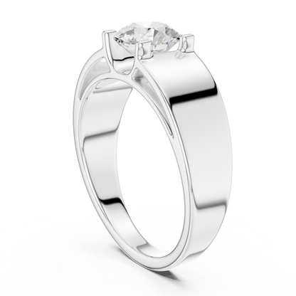 Timeless Engagement Ring | Premium Solitaire Diamond | Rose Gold White Gold Yellow Gold