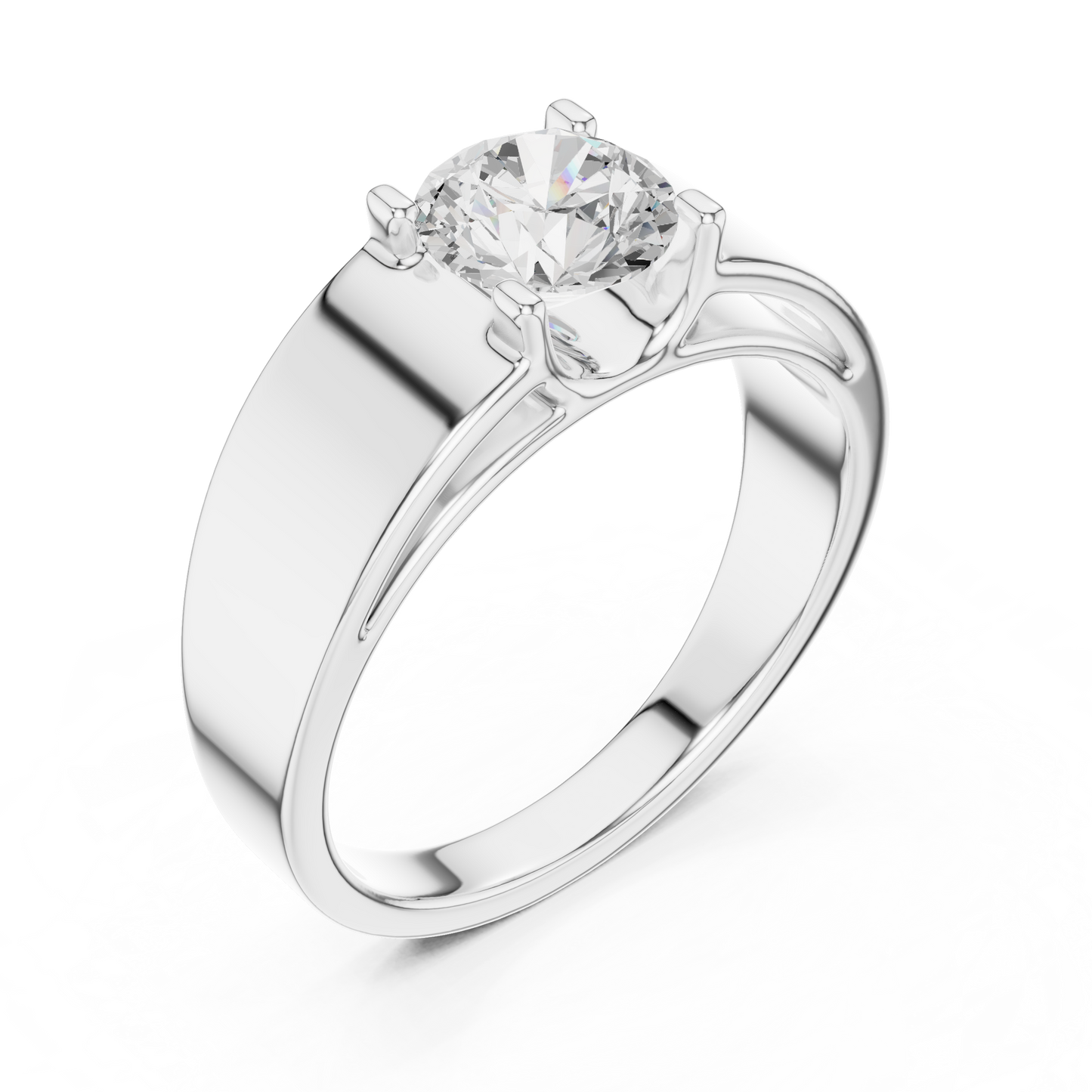 Timeless Engagement Ring | Premium Solitaire Diamond | Rose Gold White Gold Yellow Gold