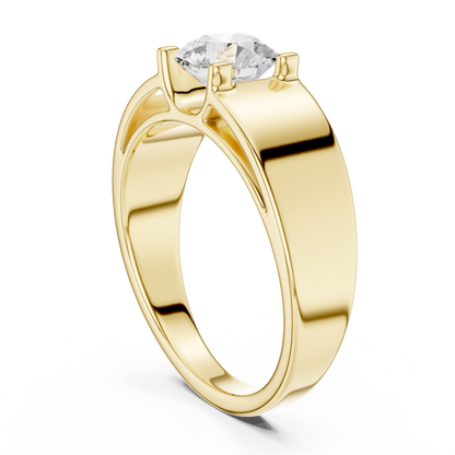 Timeless Engagement Ring | Premium Solitaire Diamond | Rose Gold White Gold Yellow Gold