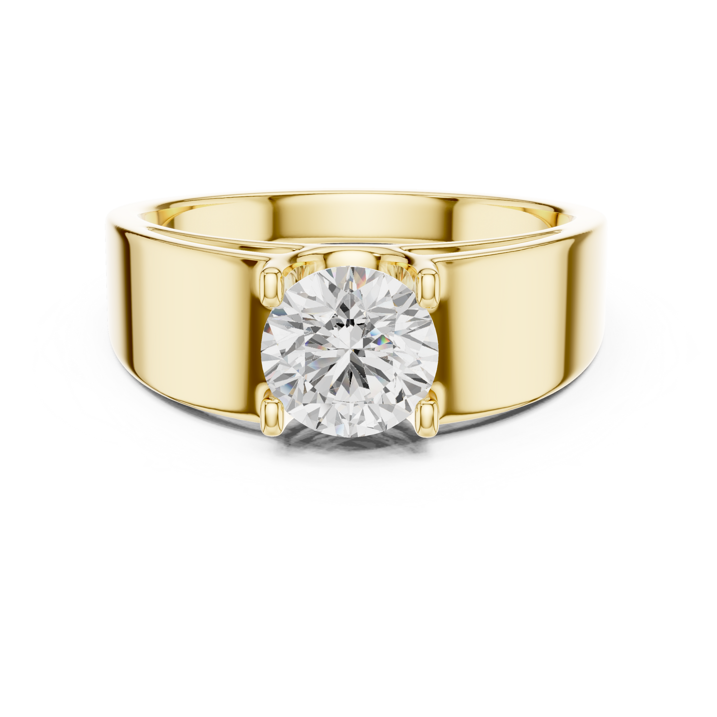 Timeless Engagement Ring | Premium Solitaire Diamond | Rose Gold White Gold Yellow Gold