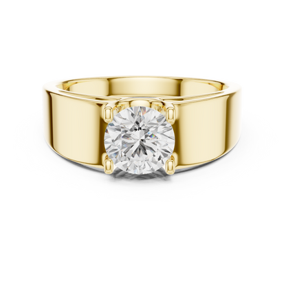 Timeless Engagement Ring | Premium Solitaire Diamond | Rose Gold White Gold Yellow Gold