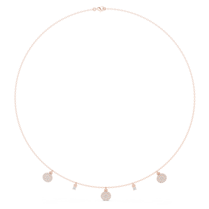 Regalia Spark Diamond | Delicate Drop Necklace | Exclusive Designer Gold Jewelry