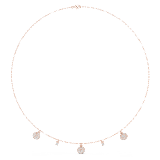 Regalia Spark Diamond | Delicate Drop Necklace | Exclusive Designer Gold Jewelry