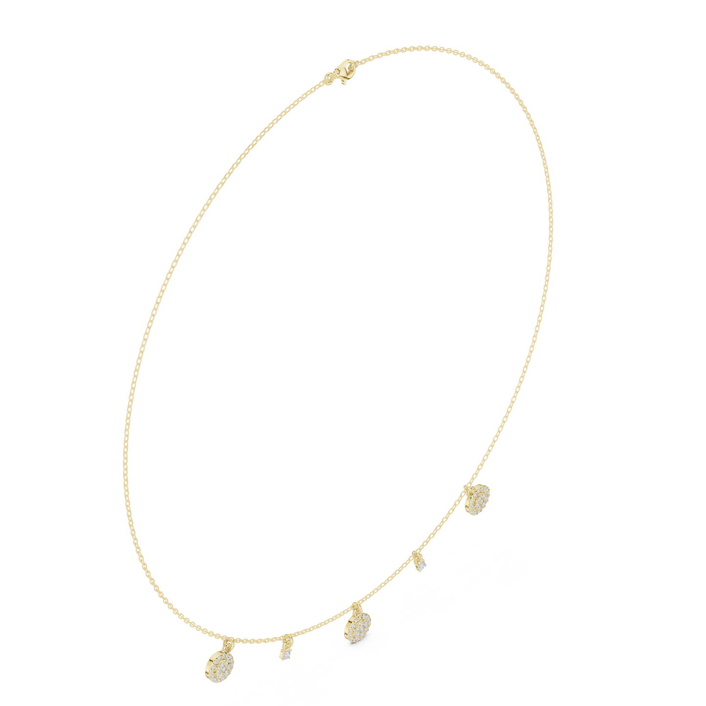 Regalia Spark Diamond | Delicate Drop Necklace | Exclusive Designer Gold Jewelry