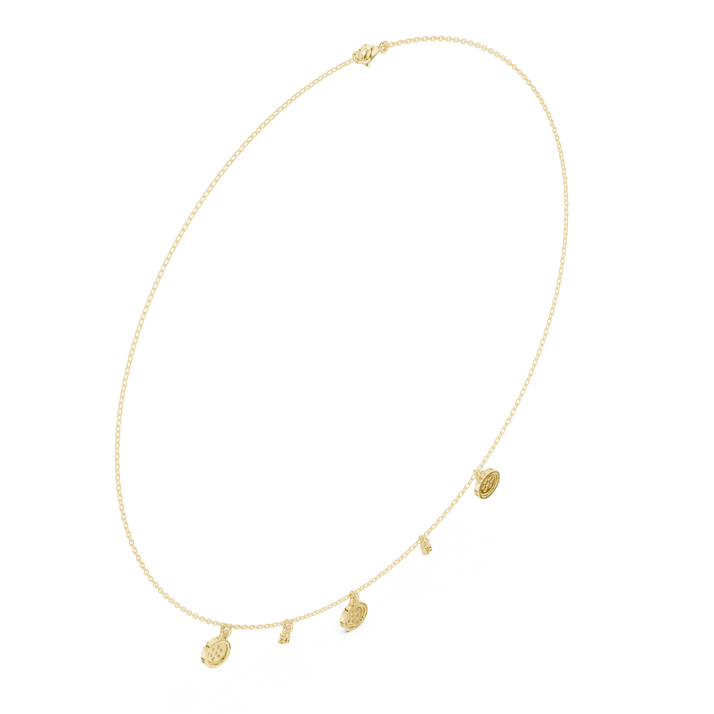 Regalia Spark Diamond | Delicate Drop Necklace | Exclusive Designer Gold Jewelry