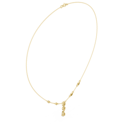 Classic Pear Diamond Necklace | Fine Silver Craftsmanship | Statement Jewelry For Elegant Women