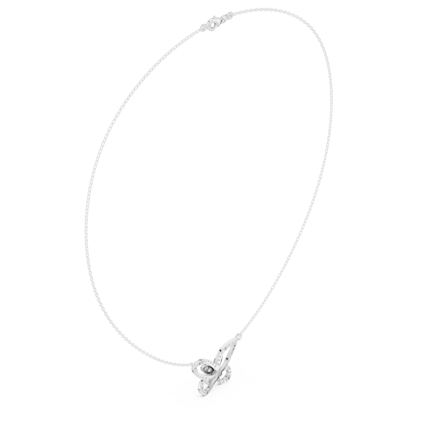 Butterfly Inspired Diamond Necklace | Elegant Gold Jewelry | Unique Bridal Gift For Women
