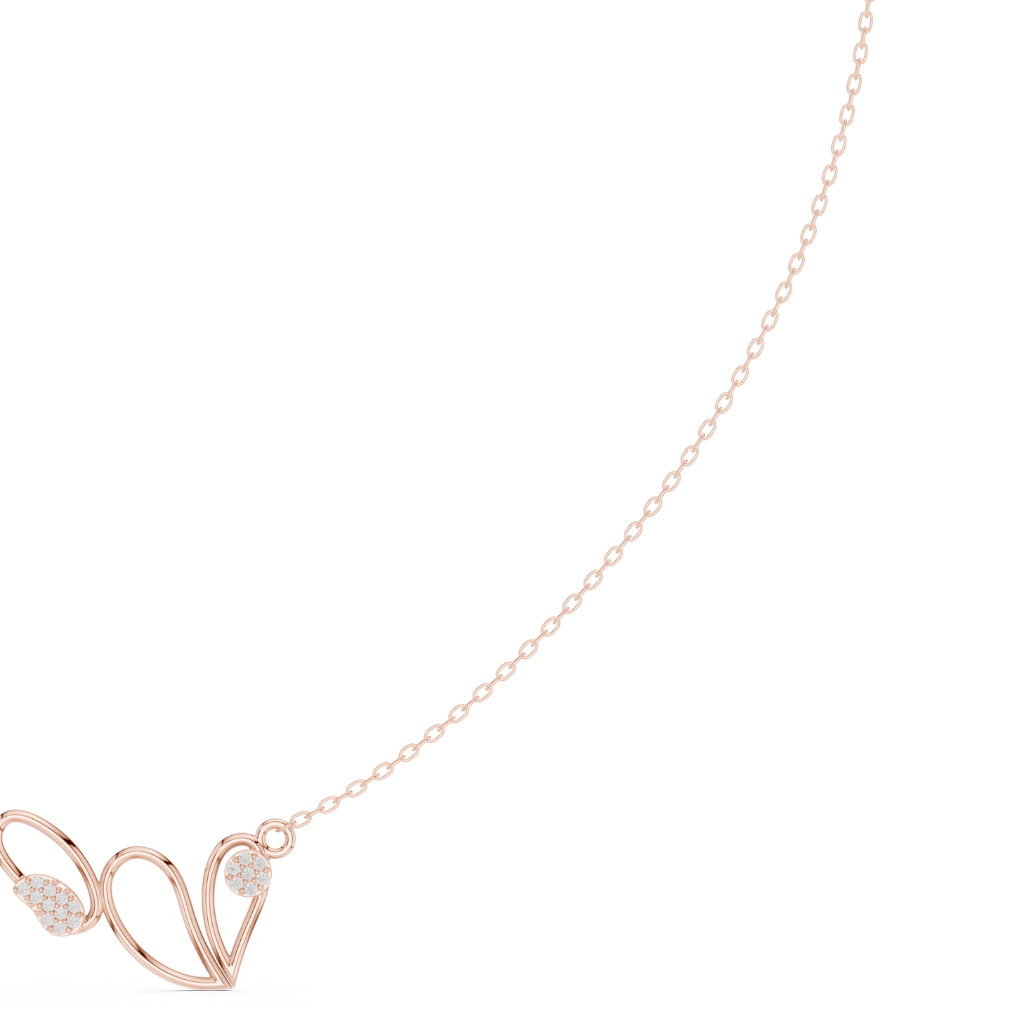 Luxury Heart Infinity Necklace Diamond Love Symbol Jewelry Gift For Her Forever Love
