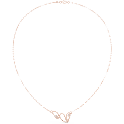 Luxury Heart Infinity Necklace Diamond Love Symbol Jewelry Gift For Her Forever Love